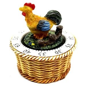 Rooster 1 Minute Timer Kitchen Decoration rooster time!